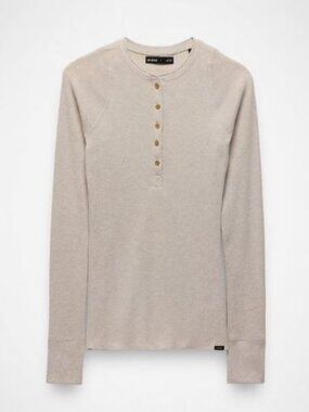 Prana Women's Touchstone Waffle Henley - M